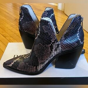 Vince Camuto Snakeskin Ankle Boots